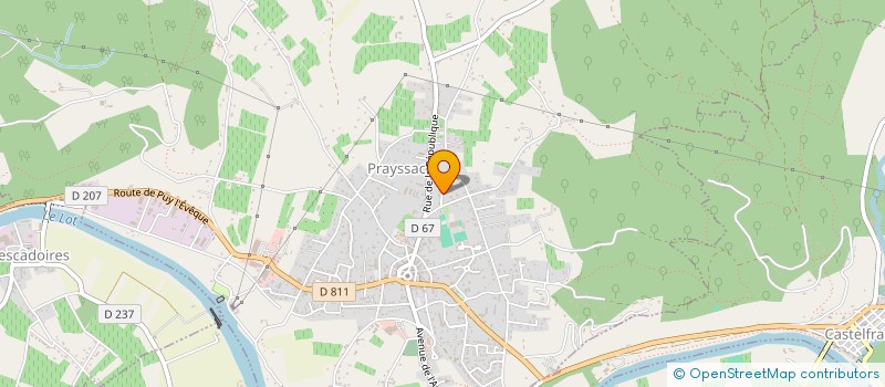 localisation de l'entreprise SC HCF INVEST  PESCADOIRES