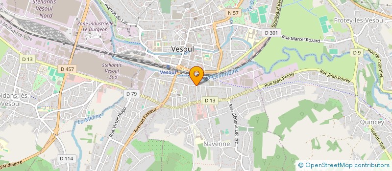 localisation de l'entreprise SC HDFP  VESOUL