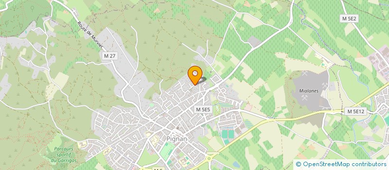 localisation de l'entreprise SC HEBRARD DM  PIGNAN