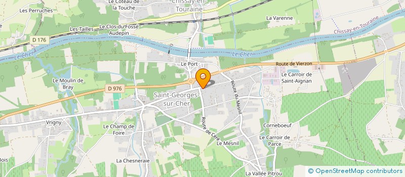 localisation de l'entreprise SC HENRI GALVIN  SAINT-GEORGES-SUR-CHER