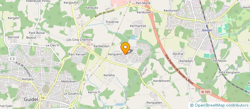 localisation de l'entreprise SC HENRIBREIZH  GUIDEL