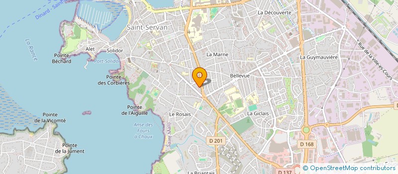 localisation de l'entreprise SC HF OREAL  SAINT-MALO
