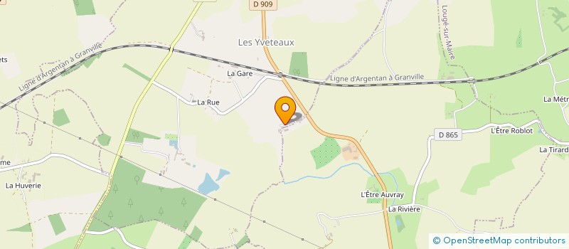 localisation de l'entreprise SC HFP à LA LANDE-DE-LOUGE