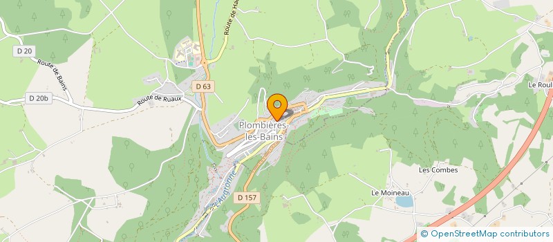 localisation de l'entreprise SC HINZE PATRIMOINE  PLOMBIERES-LES-BAINS