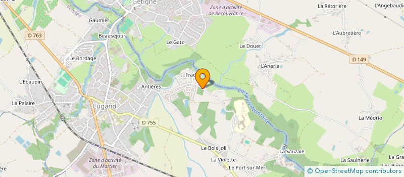 localisation de l'entreprise SC HLG à CUGAND