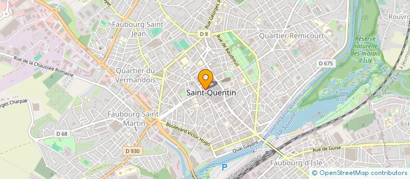 localisation de l'entreprise SC HM à SAINT-QUENTIN