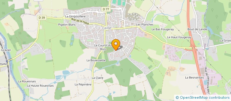 localisation de l'entreprise SC HNN  LAILLE