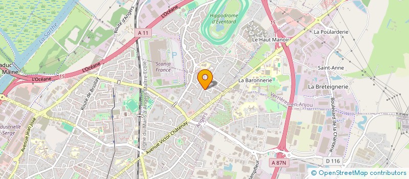 localisation de l'entreprise SC HOA à ANGERS
