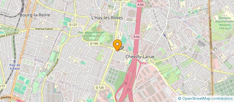 localisation de l'entreprise SC HOCINE & CO  CHEVILLY-LARUE