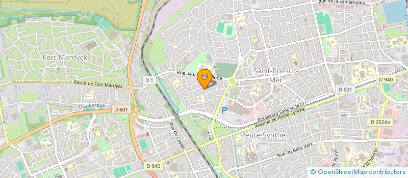 localisation de l'entreprise SC HOESTLANDT PLV à DUNKERQUE