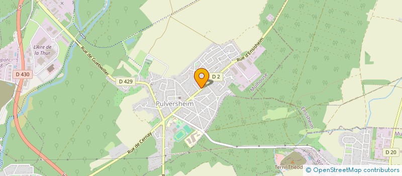 localisation de l'entreprise SC HOLDING  PULVERSHEIM