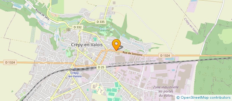 localisation de l'entreprise SC HOLDING  CREPY-EN-VALOIS