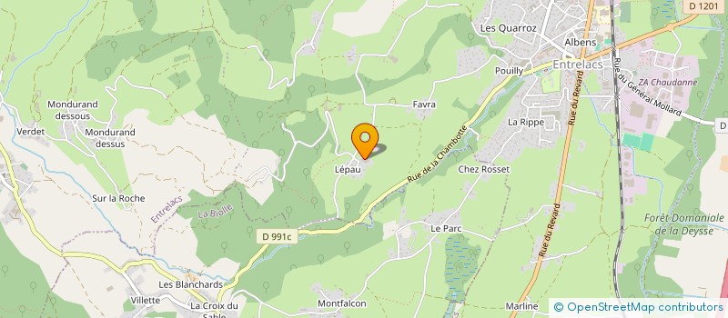 localisation de l'entreprise SC HOLDING  ENTRELACS