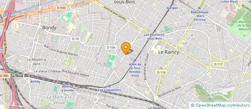 localisation de l'entreprise SC HOLDING à VILLEMOMBLE
