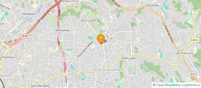 localisation de l'entreprise SC HOLDING CONTINO MATVEEFF  MARSEILLE