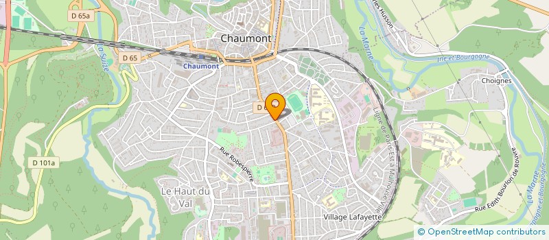 localisation de l'entreprise SC HOLDING DE MON SOLEIL à CHAUMONT