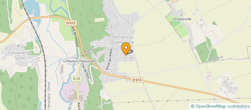 localisation de l'entreprise SC HOLDING HUCHER  NASSANDRES SUR RISLE