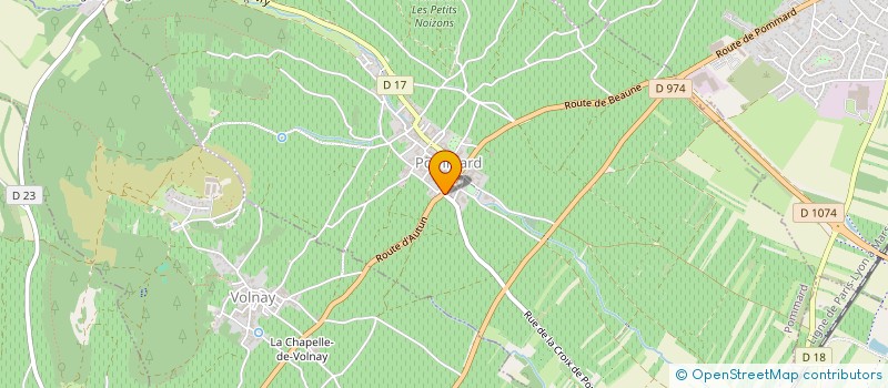 localisation de l'entreprise SC HOLDING JEANSON PARIGOT  POMMARD