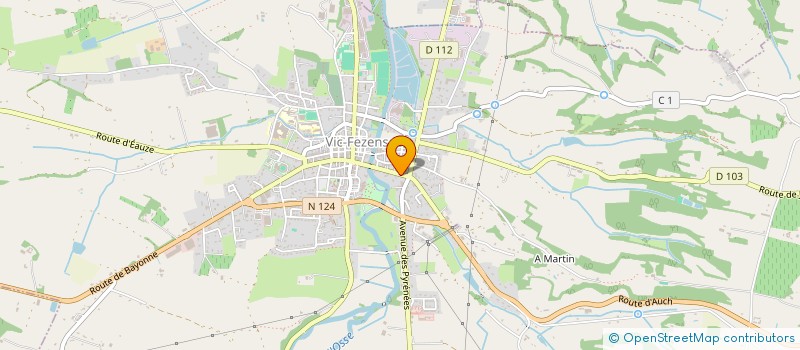 localisation de l'entreprise SC HOLDING MCN  VIC-FEZENSAC