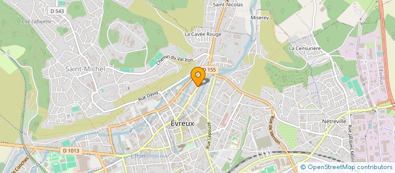 localisation de l'entreprise SC HOLDING NAPOLEON COURTIER à EVREUX