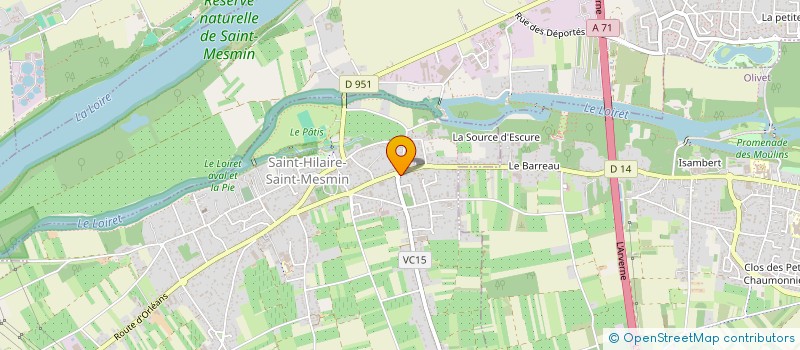 localisation de l'entreprise SC HONORIN à SAINT-HILAIRE-SAINT-MESMIN