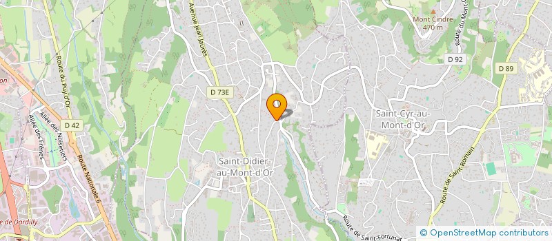 localisation de l'entreprise SC HORIZON  SAINT-DIDIER-AU-MONT-D'OR