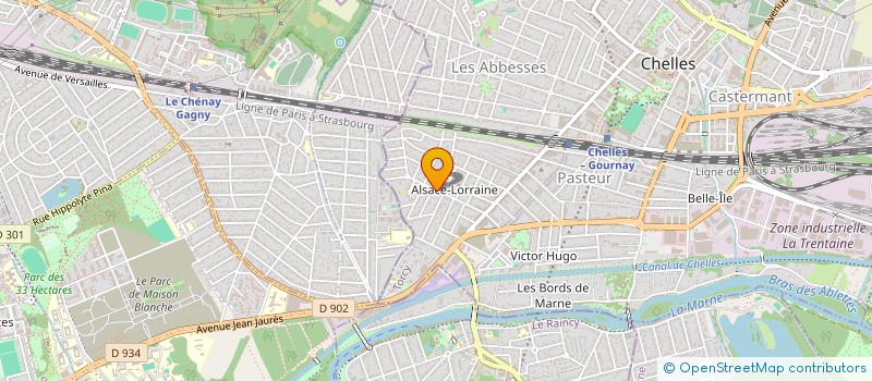 localisation de l'entreprise SC-HOTEI  CHELLES