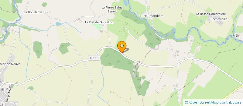 localisation de l'entreprise SC HOTEL DE TERNAY  MONSIREIGNE