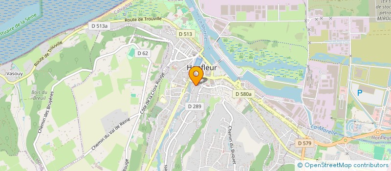 localisation de l'entreprise SC HOUPLAIN à HONFLEUR