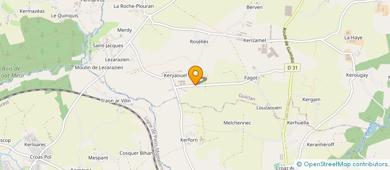 localisation de l'entreprise SC HUELLA  GUICLAN