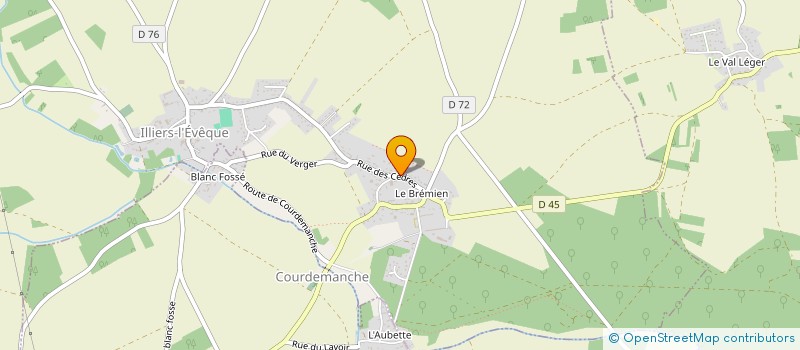 localisation de l'entreprise SC HULO CHARME à ILLIERS-L'EVEQUE