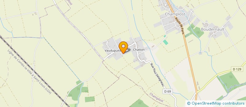 localisation de l'entreprise SC HYH  CHAMPLOST