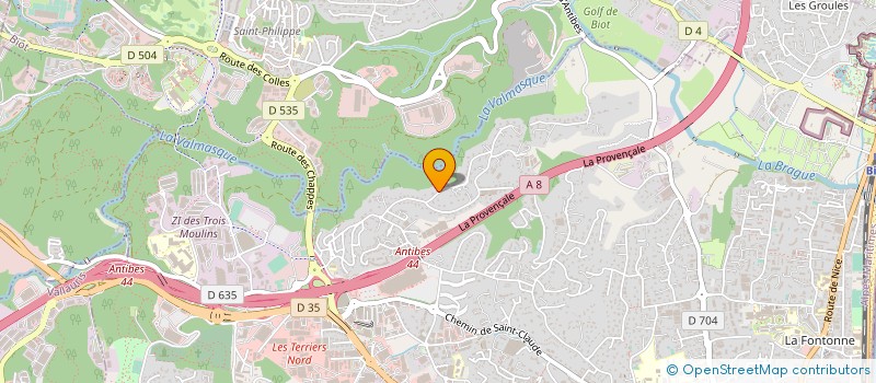 localisation de l'entreprise SC HYPPO à ANTIBES