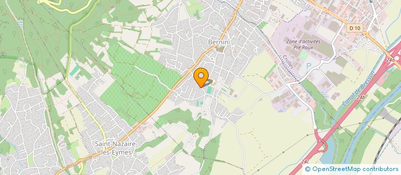 localisation de l'entreprise SC IALEX  BERNIN