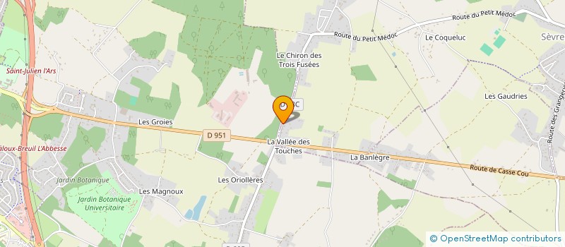 localisation de l'entreprise SC IK à ANGERS
