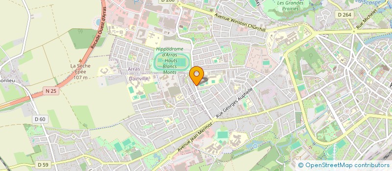 localisation de l'entreprise SC IM'O à ARRAS