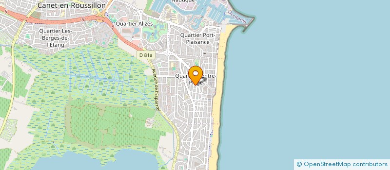 localisation de l'entreprise SC IMA à CANET-EN-ROUSSILLON