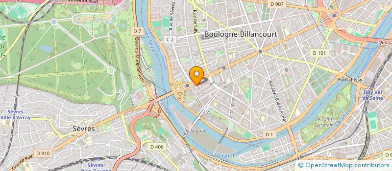 localisation de l'entreprise SC IMALA à BOULOGNE-BILLANCOURT