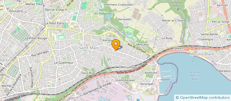 localisation de l'entreprise SC IMMO à BREST