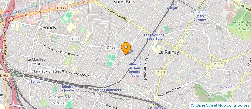 localisation de l'entreprise SC IMMO à VILLEMOMBLE