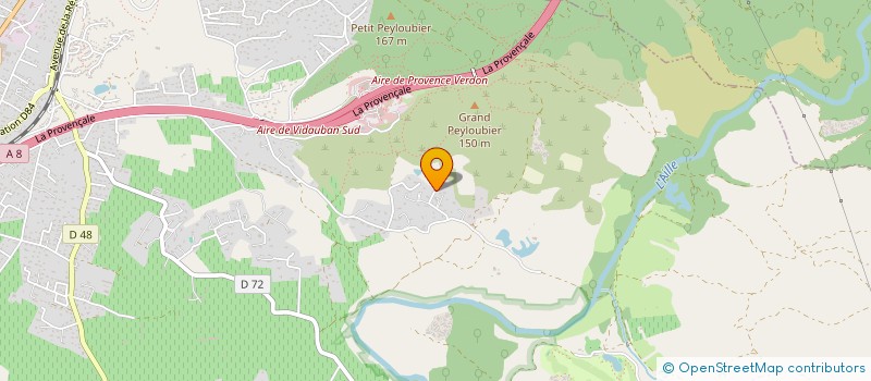 localisation de l'entreprise SC IMMO  VIDAUBAN