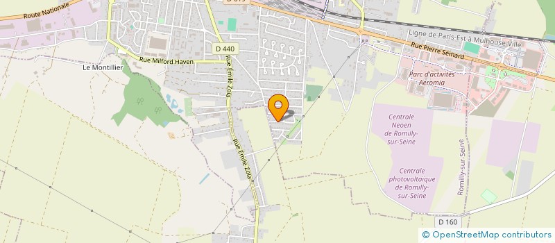 localisation de l'entreprise SC IMMO LAPORTE  ROMILLY-SUR-SEINE