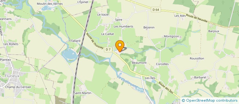 localisation de l'entreprise SC IMMO SERVICES  SAINT-DIDIER-SUR-CHALARONNE