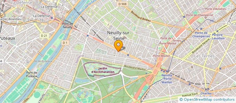 localisation de l'entreprise SC IMMOBILIER à NEUILLY-SUR-SEINE