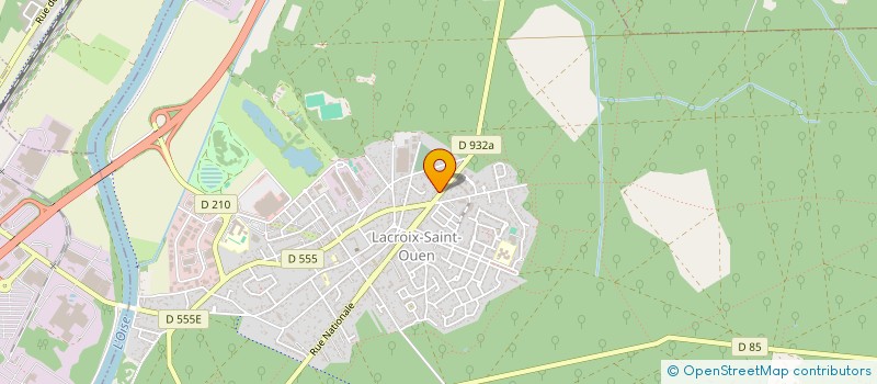 localisation de l'entreprise SC IMMOBILIER  LACROIX ST OUEN