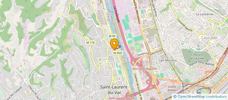 localisation de l'entreprise SC IMMOBILIER à SAINT-LAURENT-DU-VAR