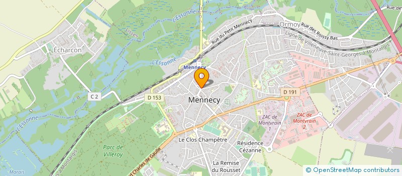 localisation de l'entreprise SC IMMOBILIERE ET AGRICOLE D'ORMOY à ORMOY