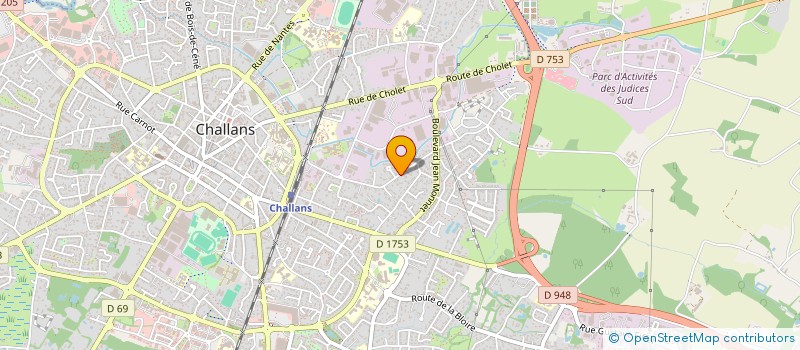 localisation de l'entreprise SC IMMOBILIERE LA POCTIERE à CHALLANS