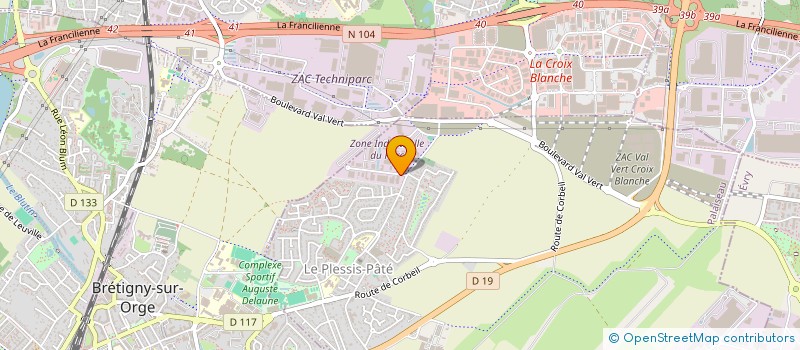 localisation de l'entreprise SC IMMOBILIERE PLEVI  LE PLESSIS-PATE