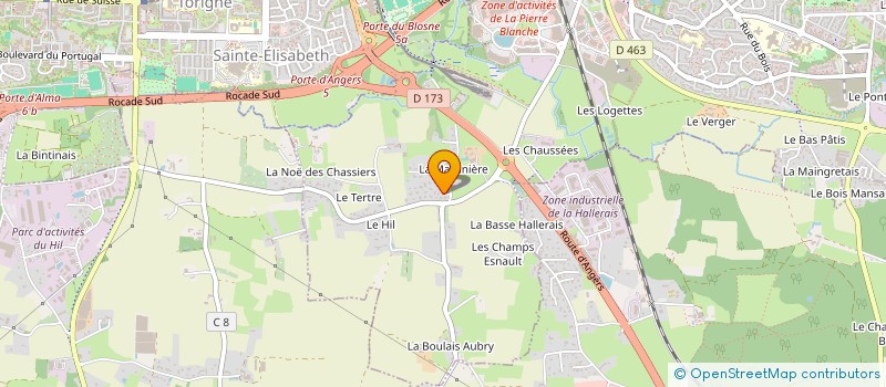 localisation de l'entreprise SC IMMOKAM à CHANTEPIE